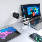 Carregador de Parede Aisens ASCH-65W3P071-BK Preto