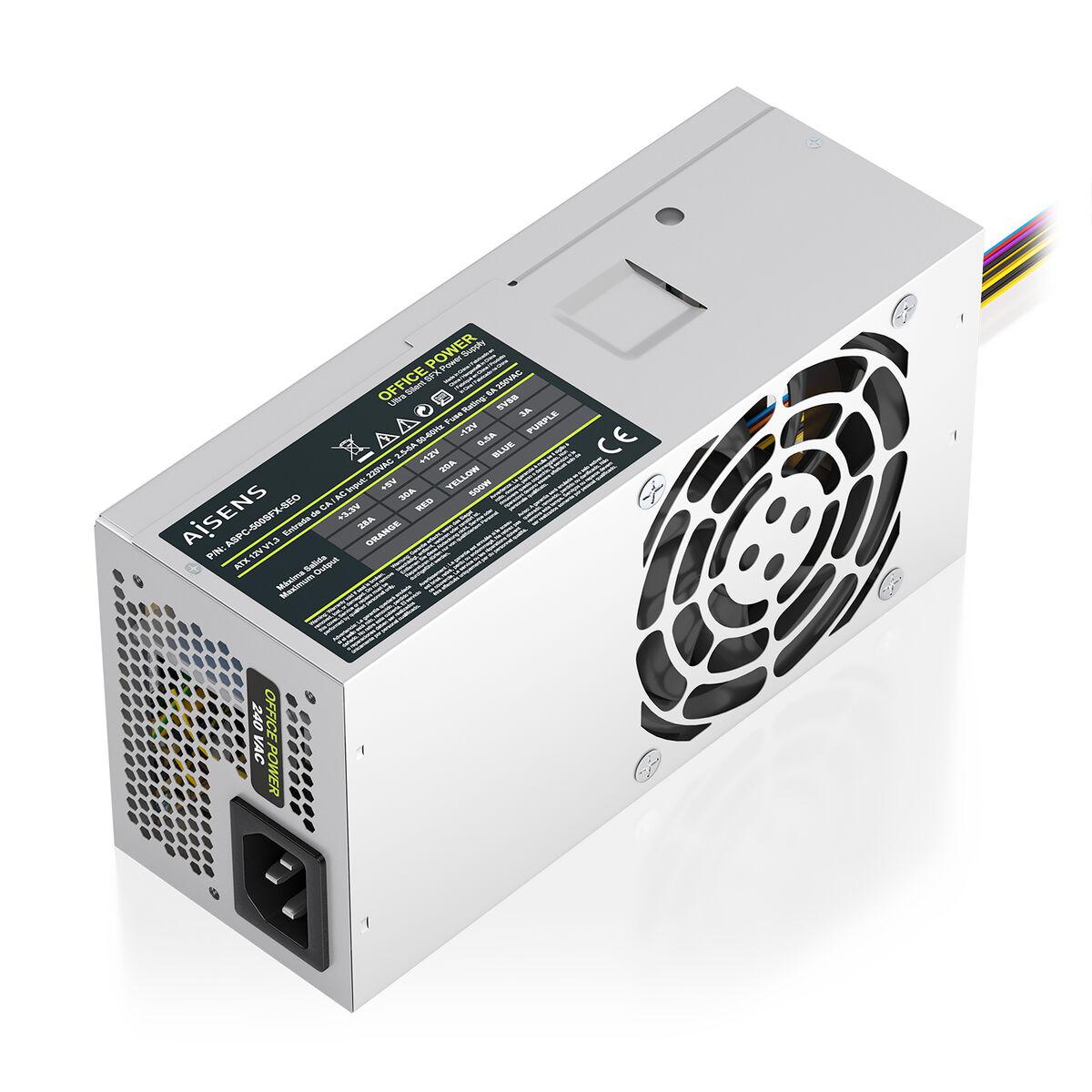 Fonte de Alimentação Aisens ASPC-500TFX-SEO 500 W 50 W