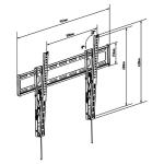 Suporte TV TM Electron 60 Kg 47"-90"