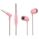 Auriculares com microfone TM Electron Cor de Rosa
