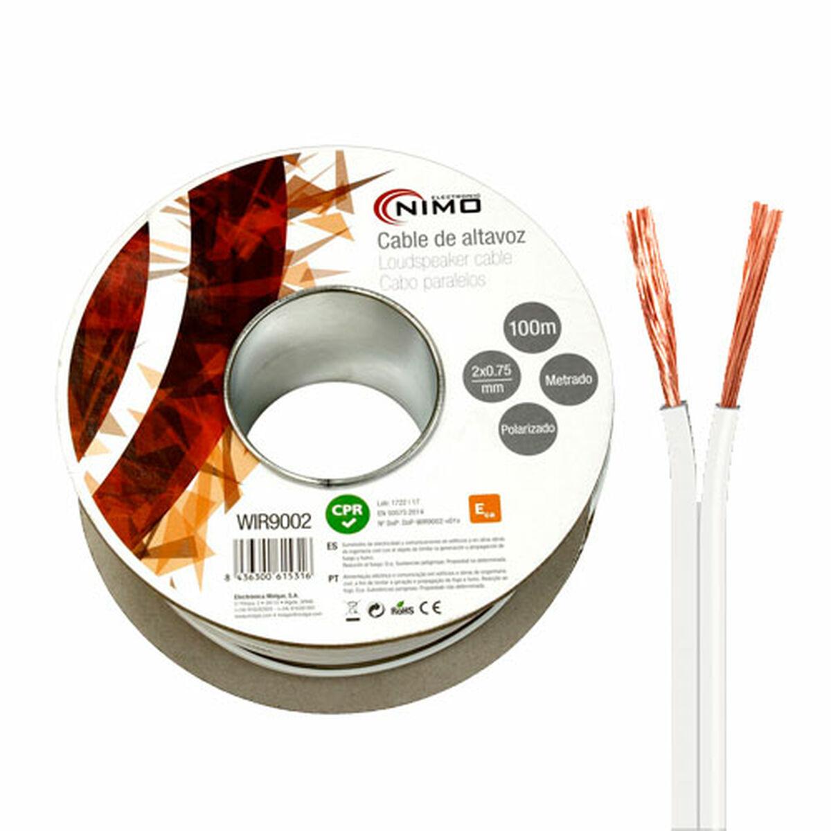 Cabo de altifalante NIMO 100 m