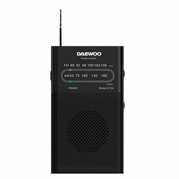 Rádio Portátil Daewoo DW1027 Preto