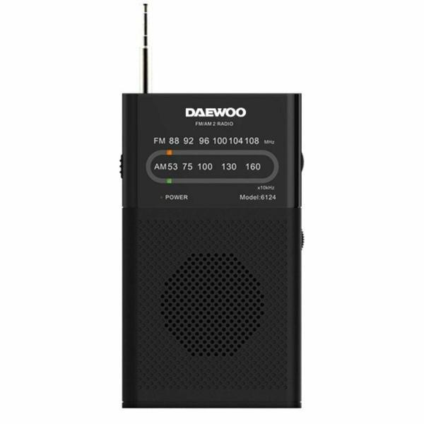 Rádio Portátil Daewoo DW1027 Preto