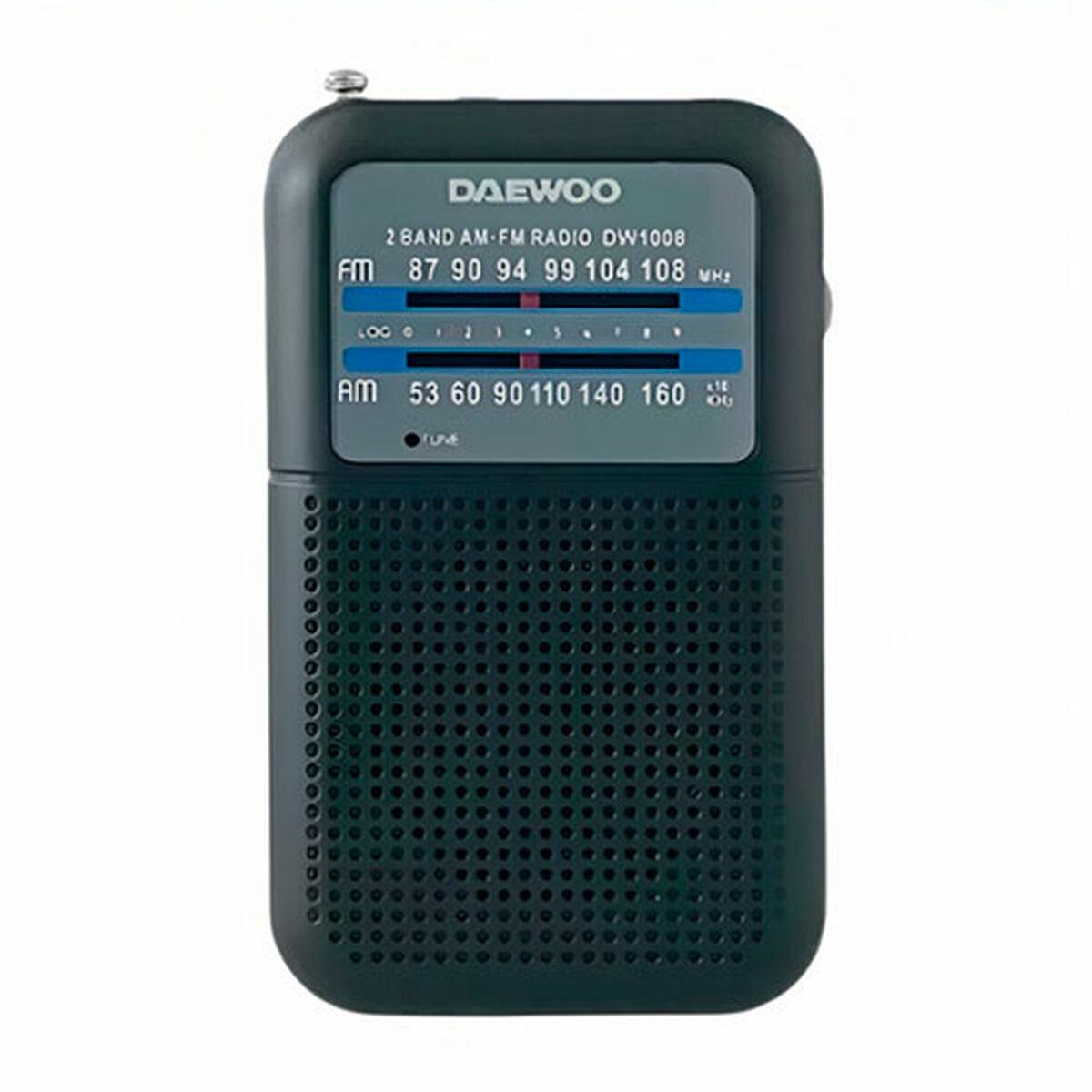 Rádio Transistor Daewoo DW1008BK Retro