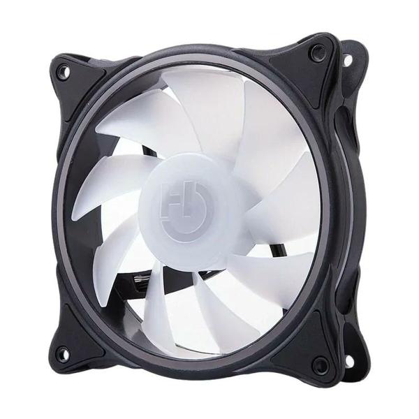 Ventilador de Caixa Hiditec VGCH10008 Ø 12 cm ARGB Preto
