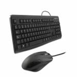 Teclado e Rato CoolBox COO-KTR-01U Preto Qwerty espanhol QWERTY