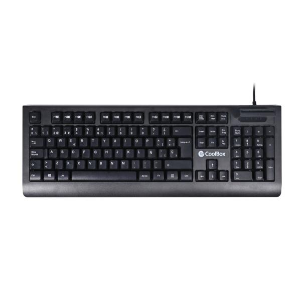 Teclado CoolBox COO-TEC04DNI Preto Qwerty espanhol