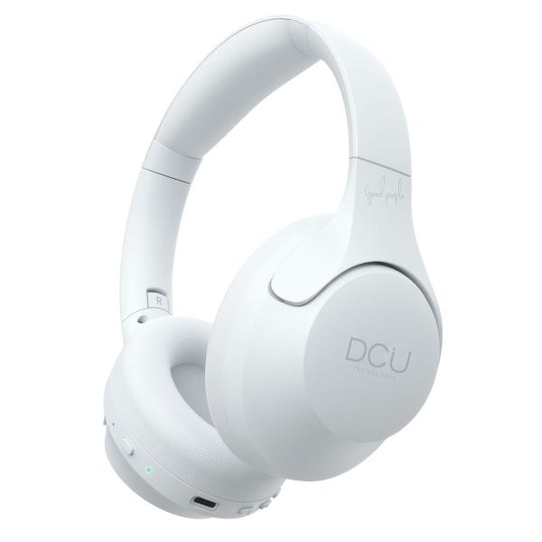 Auriculares Bluetooth DCU TRUE IMMERSIVE ANC Branco