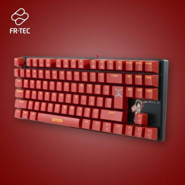 Teclado e Rato FR-TEC OP4001 QWERTY Castanho-avermelhado