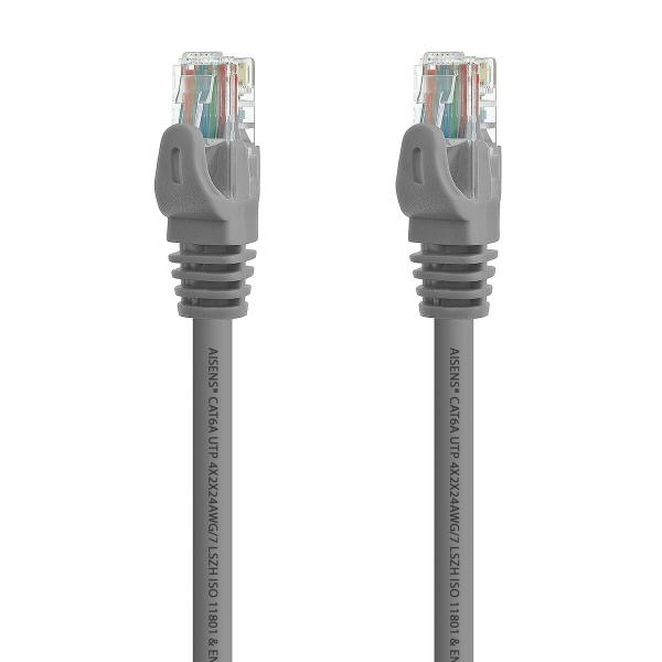 Cabo RJ45 Categoria 6 UTP Rígido Aisens A145-0329 Cinzento 5 m