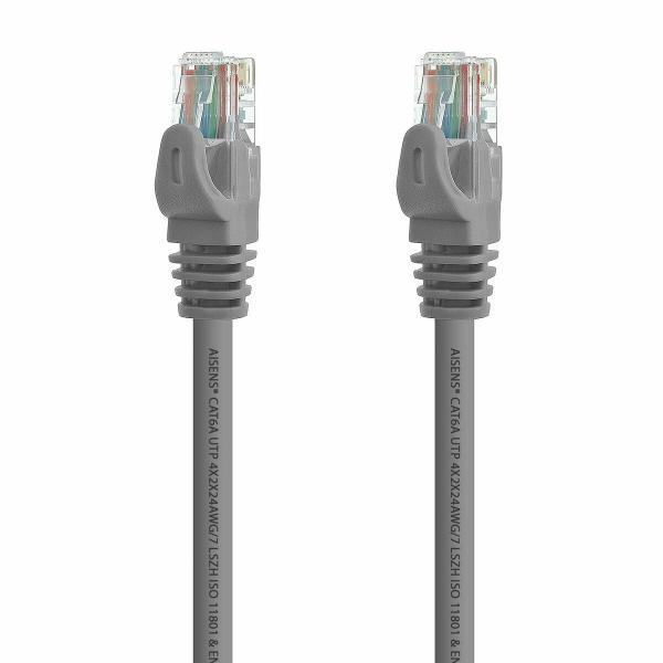 Cabo RJ45 Categoria 6 UTP Rígido Aisens A145-0329 Cinzento 5 m