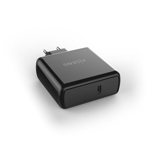 Carregador Aisens PD 3.0 QC 3.0 USB-C Preto 60 W