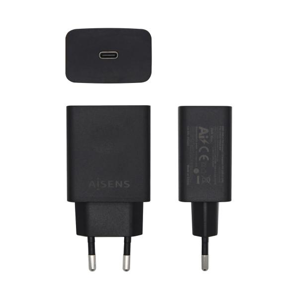 Carregador Aisens ASCH-1PD20-BK Preto 20 W USB-C