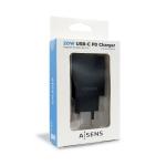 Carregador Aisens ASCH-1PD20-BK Preto 20 W USB-C