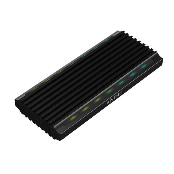 Capa Disco Duro Aisens ASM2-RGB012B Preto