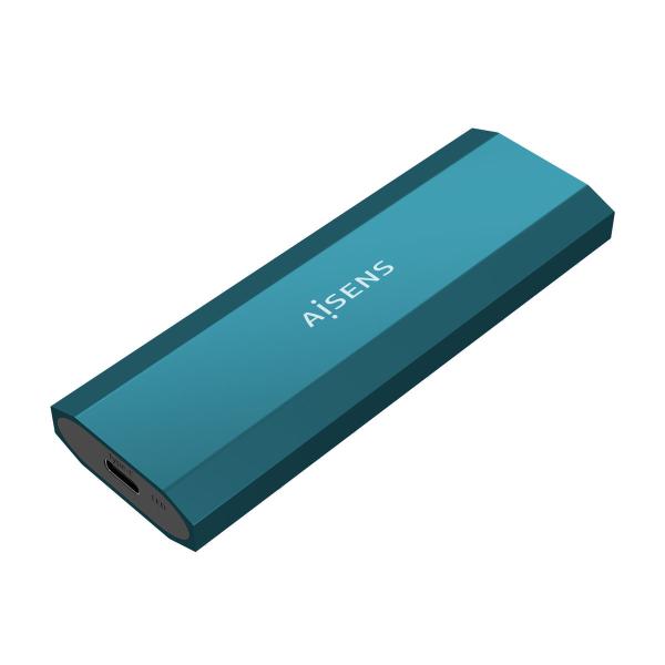 Capa Disco Duro Aisens ASM2-019BLU USB Azul USB-C USB 3.2 Gen 2 (3.1 Gen 2)