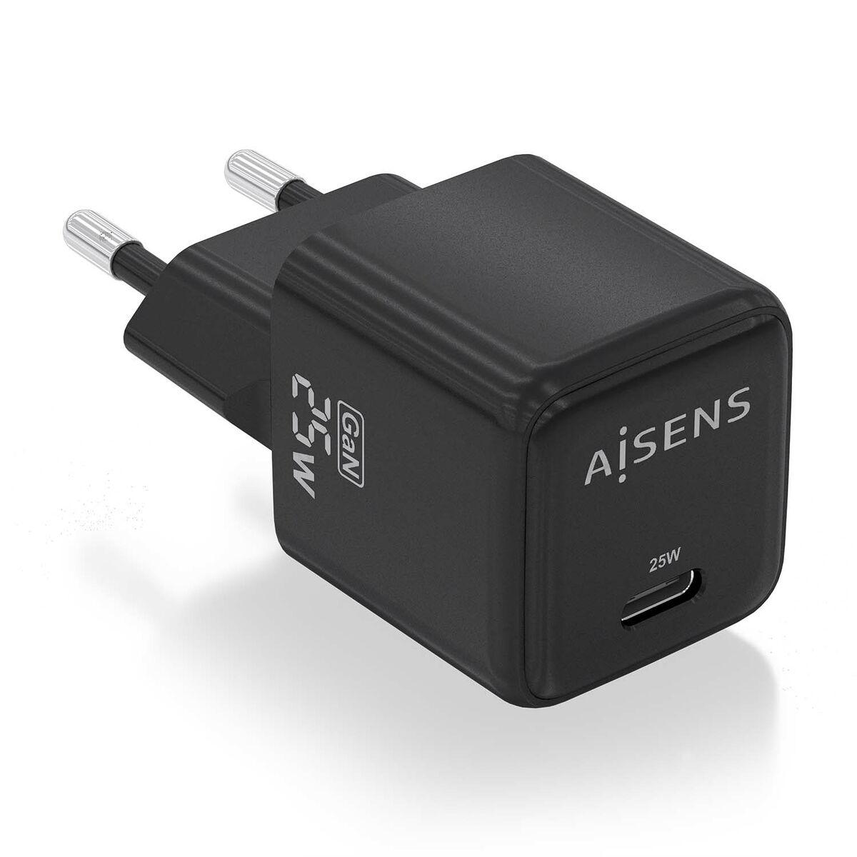 Carregador de Parede Aisens ASCH-25W1P013-BK 25 W Preto (1 Unidade)