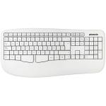 Teclado sem Fios Phoenix K201 Branco Qwerty espanhol