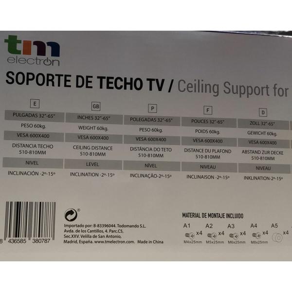 Suporte TV TM Electron 32" - 65" 60 Kg