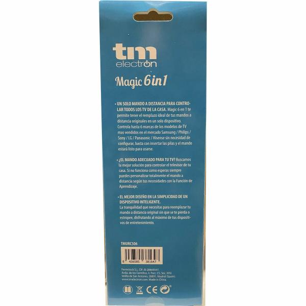 Controlo remoto universal TM Electron TMURC506 6 em 1