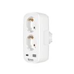 Tomada Parede com 2 Portos USB TM Electron 3.1