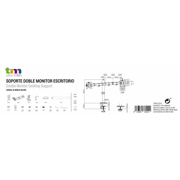 Suporte ajustável TM Electron Monitor 17"-32"