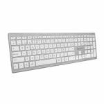 Teclado Bluetooth Subblim Pure Extended Prateado Qwerty espanhol Preto