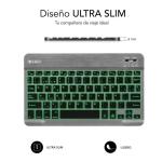 Teclado Bluetooth Subblim SUB-KBT-SMBL31 Cinzento Qwerty espanhol