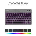 Teclado Bluetooth Subblim SUB-KBT-SMBL31 Cinzento Qwerty espanhol