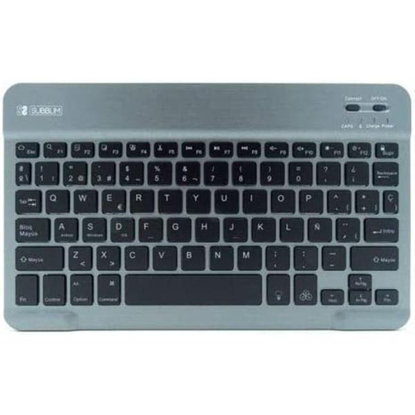 Teclado Bluetooth Subblim SUB-KBT-SMBL31 Cinzento Qwerty espanhol