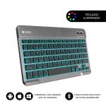 Teclado Bluetooth Subblim SUB-KBT-SMBL31 Cinzento Qwerty espanhol