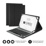 Capa para Tablet e Teclado Subblim SUB-KT2-BT0001 Preto Cinzento Qwerty espanhol