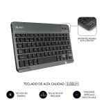 Capa para Tablet e Teclado Subblim SUB-KT2-BT0001 Preto Cinzento Qwerty espanhol