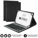 Capa para Tablet e Teclado Subblim SUB-KT2-BT0001 Preto Cinzento Qwerty espanhol