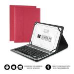 Capa para Tablet e Teclado Subblim SUB-KT2-BT0003 Vermelho Qwerty espanhol