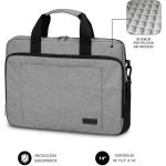 Mala para Portátil Subblim SUBLB4APLB01 Cinzento 14" Qwerty espanhol