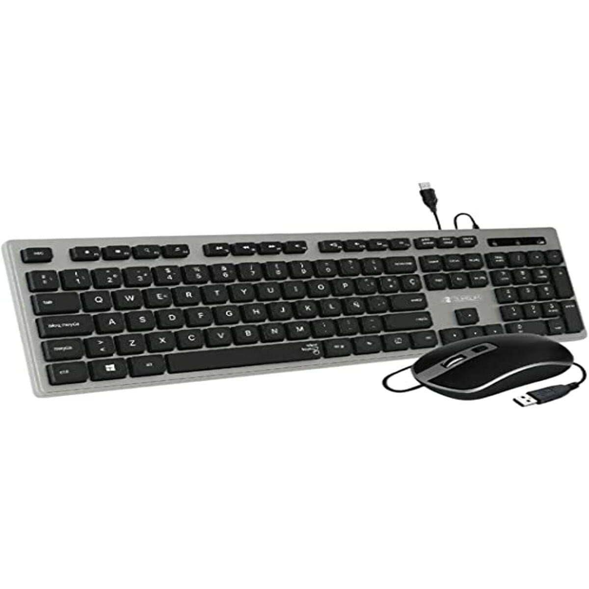 Teclado e Rato Subblim SUBKBC-CEKE50 Qwerty espanhol