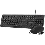 Teclado e Rato Subblim SUBKBC-CSSK01 Preto QWERTY