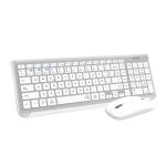 Teclado e Rato sem Fios Subblim SUBKBC-DCEP10 Prateado Qwerty espanhol