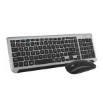 Teclado e Rato sem Fios Subblim SUBKBC-DCEP20 Cinzento Qwerty espanhol