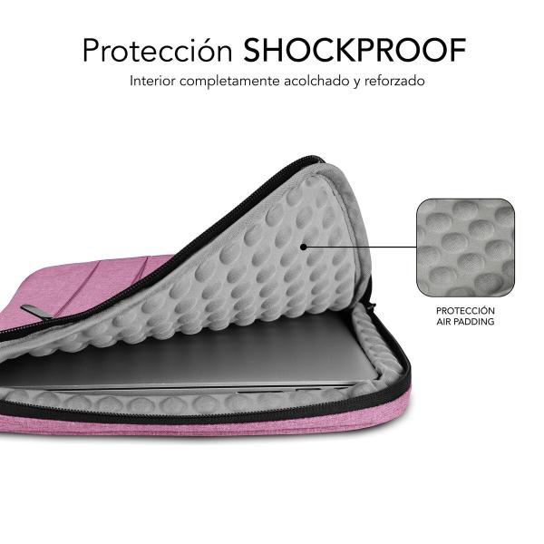 Mala para Portátil Subblim SUBLS-AP36053 Cor de Rosa 15,6"