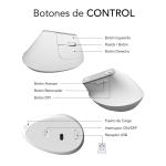 Rato Ergonómico Ótico Subblim SUBMO-EDNVW02 Branco 4000 dpi