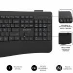 Teclado e Rato Subblim SUBKBC-DCOPW2 Preto