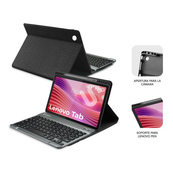 Capa para Tablet Subblim SUBKT3-BTL320 Qwerty espanhol