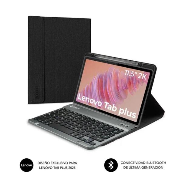 Capa para Tablet e Teclado Subblim SUBKT3-BTL330 Preto Qwerty espanhol