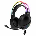 Auriculares com microfone Krom Klaim Preto