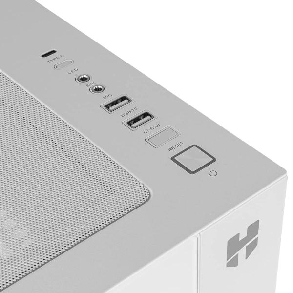 Caixa Semitorre ATX Nox-Xtreme NXHUMMERASTRAWH Branco LED RGB