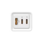 Carregador de Parede LEOTEC LECSPH65W3W Branco 65 W