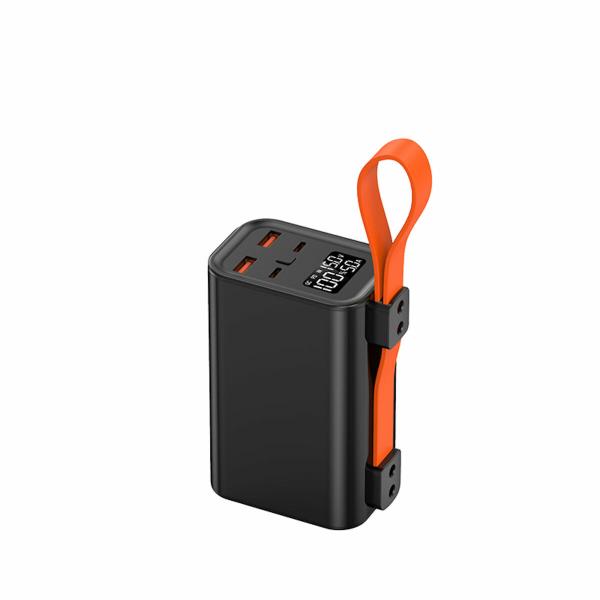 Power Bank LEOTEC LEPOW100W30K Preto 30000 mAh (20 Unidades)