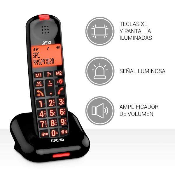 Telefone Fixo SPC 7612N Preto